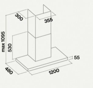 Вытяжка Фалмек Lumina 120 Glass Black wall (NRS) фото 3 в Челябинске Вытяжка Falmec Lumina 120 Glass Black wall (NRS) фото 3 в Челябинске