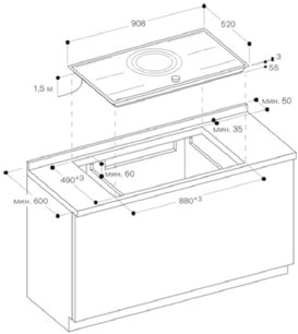 Индукционная варочная панель Gaggenau CI283102 фото 2 в Челябинске