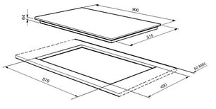 Варочная панель SMEG SI3950B фото 2 в Челябинске