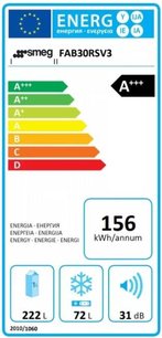 Холодильник Смег FAB30LSV3 фото 4 в Челябинске Холодильник Smeg FAB30LSV3 фото 4 в Челябинске