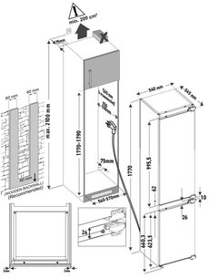 Встраиваемый холодильник KRONA BALFRIN фото 4 в Челябинске