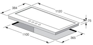 Варочная панель Fulgor Milano CPH 1124 G WK X фото 4 в Челябинске