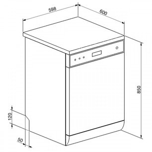 Посудомоечная машина Smeg LVS137B фото 2 в Челябинске
