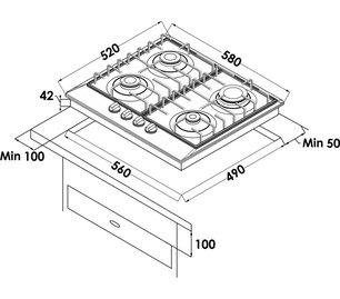 Варочная панель Schaub Lorenz SLK GE6523 фото 2 в Челябинске