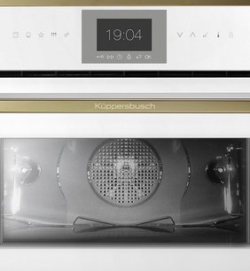 Компактный духовой шкаф с паром Куперсбуш CBD 6550.0 W4 Gold фото 3 в Челябинске Компактный духовой шкаф с паром Kuppersbusch CBD 6550.0 W4 Gold фото 3 в Челябинске