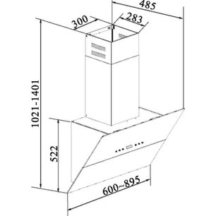 Вытяжка Кертинг KHC 61090 GN фото 4 в Челябинске Вытяжка Korting KHC 61090 GN фото 4 в Челябинске