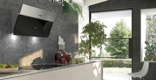 Вытяжка Фабер ONYX-V BK GLASS/X A90 фото 2 в Челябинске Вытяжка Faber ONYX-V BK GLASS/X A90 фото 2 в Челябинске
