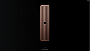 Индукционная варочная поверхность с вытяжкой Kuppersbusch KMI 9850.1 SR-E Copper фото в Челябинске