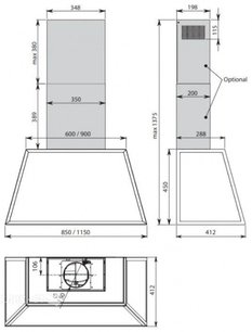 Вытяжка Фалмек TIME 85 anthracite фото 3 в Челябинске Вытяжка Falmec TIME 85 anthracite фото 3 в Челябинске