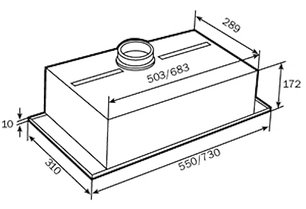 Встраиваемая вытяжка Teka GFH 73 STAINLESS STEEL фото 2 в Челябинске