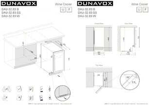 Винный шкаф Дунавокс DAU-32.83B фото 3 в Челябинске Винный шкаф Dunavox DAU-32.83B фото 3 в Челябинске