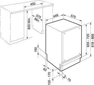 Встраиваемая посудомоечная машина Franke FDW 410 E8P A+ фото 3 в Челябинске