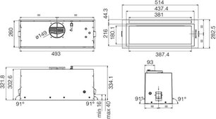 Встраиваемая вытяжка Элика LANE SENSOR BL MAT/A/52 старая версия фото 2 в Челябинске Встраиваемая вытяжка Elica LANE SENSOR BL MAT/A/52 старая версия фото 2 в Челябинске