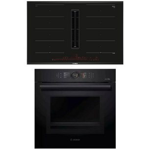 Bosch (варочная панель с вытяжкой PXX875D57E + духовой шкаф HMG8764C1) фото в Челябинске Bosch (варочная панель с вытяжкой PXX875D57E + духовой шкаф HMG8764C1) фото в Челябинске