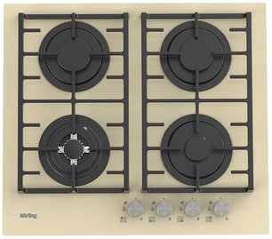 Газовая стеклянная варочная панель Korting HGG 6825 CTB фото в Челябинске