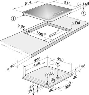 Независимая варочная панель Miele KM 361 G фото 4 в Челябинске