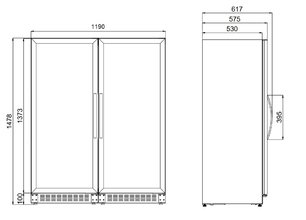 Винный шкаф Дометик C101G Double Classic фото 3 в Челябинске Винный шкаф Dometic C101G Double Classic фото 3 в Челябинске