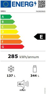 Холодильник Смег FA3905RX5 фото 4 в Челябинске Холодильник Smeg FA3905RX5 фото 4 в Челябинске