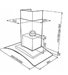 Вытяжка Teka NC2 60 BLACK фото 2 в Челябинске