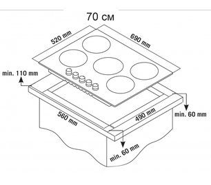 Варочная панель Schaub Lorenz SLK GB7520 фото 2 в Челябинске