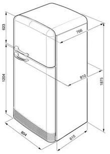 Холодильник Смег FAB50X фото 3 в Челябинске Холодильник Smeg FAB50X фото 3 в Челябинске