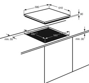 Варочная панель AEG HG654441SM фото 2 в Челябинске