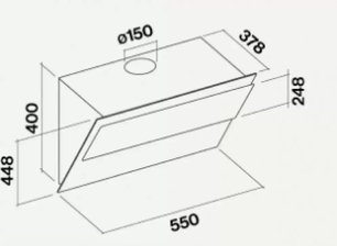 Вытяжка Фалмек VERSO 55 WHITE фото 4 в Челябинске Вытяжка Falmec VERSO 55 WHITE фото 4 в Челябинске