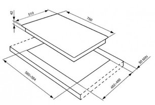 Варочная панель Smeg P75 фото 4 в Челябинске