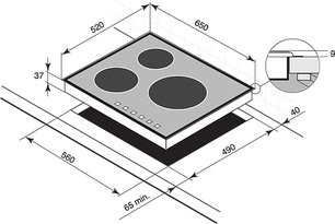 Независимая варочная панель De Dietrich DTV 724 X фото 2 в Челябинске