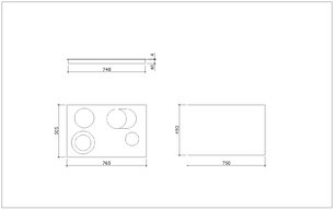 Варочная панель Barazza 1PVTC7 черная фото 2 в Челябинске