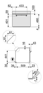 Духовой шкаф Smeg SF750BS фото 4 в Челябинске