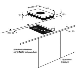 Варочная панель AEG HC451500EB фото 3 в Челябинске
