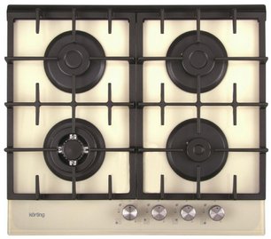 Газовая стеклянная варочная панель Кертинг HGG 635 CTB фото в Челябинске Газовая стеклянная варочная панель Korting HGG 635 CTB фото в Челябинске