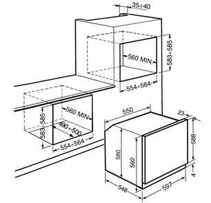 Духовой шкаф Смег SF6922PPZ фото 2 в Челябинске Духовой шкаф Smeg SF6922PPZ фото 2 в Челябинске