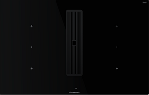 Индукционная варочная панель с вытяжкой Kuppersbusch KMI 8350.0 SR Black Velvet фото в Челябинске