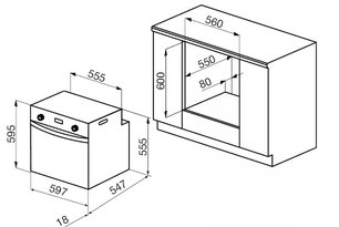 Духовой шкаф Korting OKB 9123 CMGN фото 2 в Челябинске