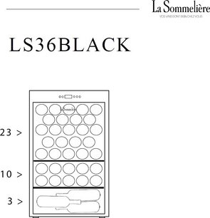 Винный шкаф Ла Соммельер LS36BLACK фото 3 в Челябинске Винный шкаф La Sommeliere LS36BLACK фото 3 в Челябинске