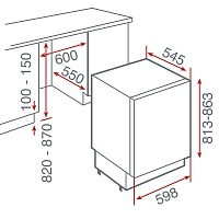 Встраиваемая морозильная камера Тека TGI2 120 D фото 2 в Челябинске Встраиваемая морозильная камера Teka TGI2 120 D фото 2 в Челябинске
