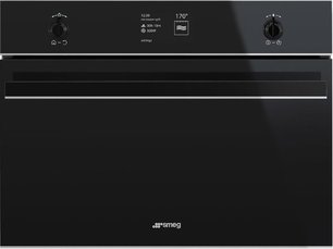 Компактный духовой шкаф комбинированный с микроволновой печью Smeg SF4603MCNX фото в Челябинске