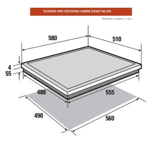 Индукционная варочная панель Brandt BPI6427B фото 2 в Челябинске