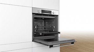 Встраиваемый духовой шкаф с функцией добавления пара BOSCH HRG5184S1 фото 4 в Челябинске