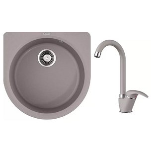 Omoikiri (мойка Akegata 51 GR + смеситель UMI GR) фото в Челябинске