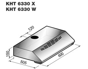 Вытяжка Кертинг KHT 6330 X фото 2 в Челябинске Вытяжка Korting KHT 6330 X фото 2 в Челябинске