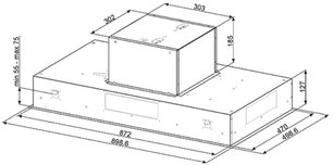 Вытяжка Smeg KSEG90X2 фото 2 в Челябинске