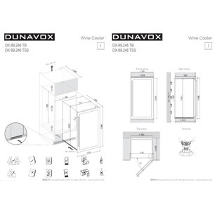Винный шкаф Дунавокс DX-89.246TSS фото 3 в Челябинске Винный шкаф Dunavox DX-89.246TSS фото 3 в Челябинске