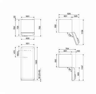 Холодильник Смег FAB28LRD5 фото 3 в Челябинске Холодильник Smeg FAB28LRD5 фото 3 в Челябинске