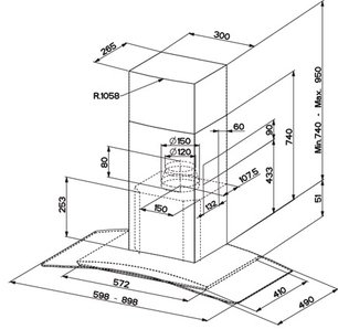 Вытяжка Фабер Tratto/SP EG10 X/V A90 фото 4 в Челябинске Вытяжка Faber Tratto/SP EG10 X/V A90 фото 4 в Челябинске