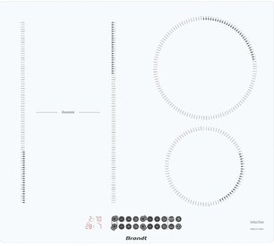 Индукционная варочная панель Brandt BPI164DUW фото в Челябинске
