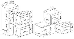 Компактный духовой шкаф с СВЧ Смег SF4920MCN фото 2 в Челябинске Компактный духовой шкаф с СВЧ Smeg SF4920MCN фото 2 в Челябинске