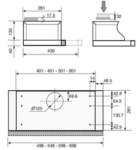 Встраиваемая вытяжка Zigmund Shtain K 002.61 S фото 2 в Челябинске